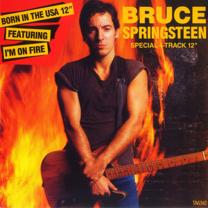 BRUCE SPRINGSTEEN BORN IN THE USA/I'M ON FIRE (12") (USED VINYL 1984 UK M-/EX+)