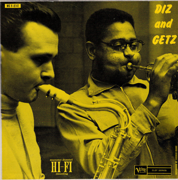 DIZZY GILLESPIE & STAN GETZ - DIZ AND GETZ VINYL