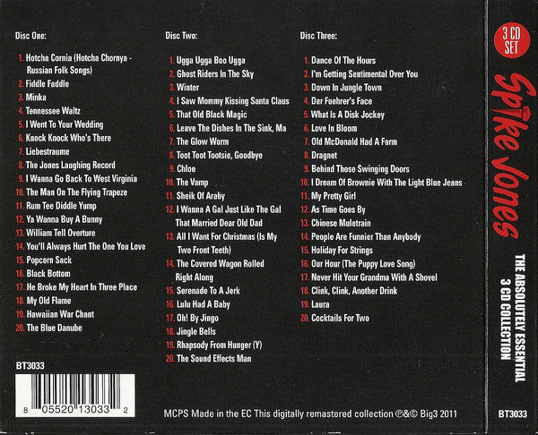 SPIKE JONES - THE ABSOLUTELY ESSENTIAL 3CD COLLECTION CD