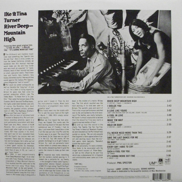 IKE & TINA TURNER - RIVER DEEP-MOUNTAIN HIGH VINYL