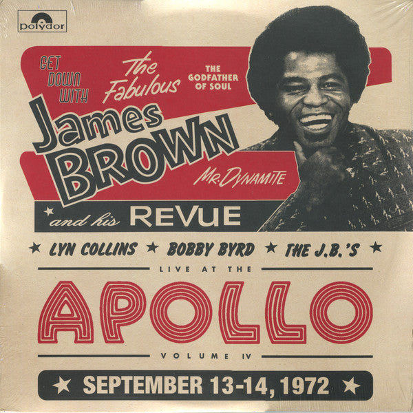 JAMES BROWN - LIVE AT THE APOLLO VOL. IV: SEPTEMBER 13-14 1972 (2LP) VINYL