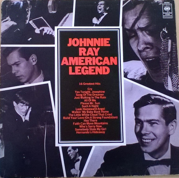 JOHNNIE RAY - AMERICAN LEGEND : 16 GREATEST HITS (USED VINYL 1979 UK M-/M-)