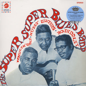 HOWLIN' WOLF, MUDDY WATERS, BO DIDDLEY - THE SUPER SUPER BLUES BAND (COLOURED) VINYL