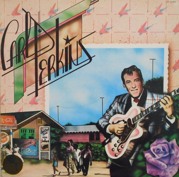 CARL PERKINS - ROCKING GUITARMAN (USED VINYL 1977 UK M-/M-)