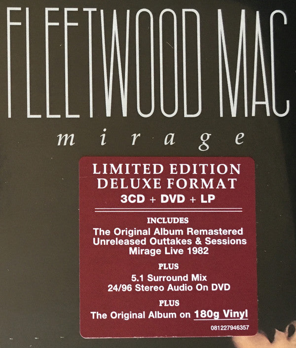 FLEETWOOD MAC - MIRAGE (LP/3CD/DVD) VINYL BOX SET