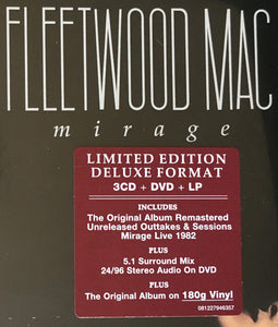 FLEETWOOD MAC ‎- MIRAGE (LP/3CD/DVD) VINYL BOX SET