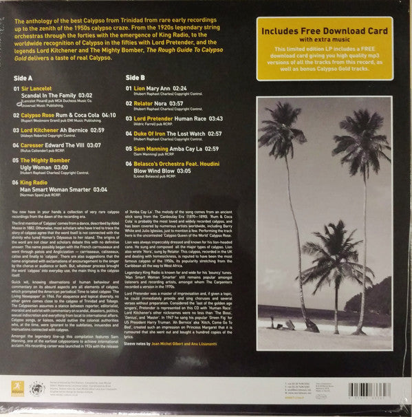 VARIOUS - CALYPSO GOLD VINYL