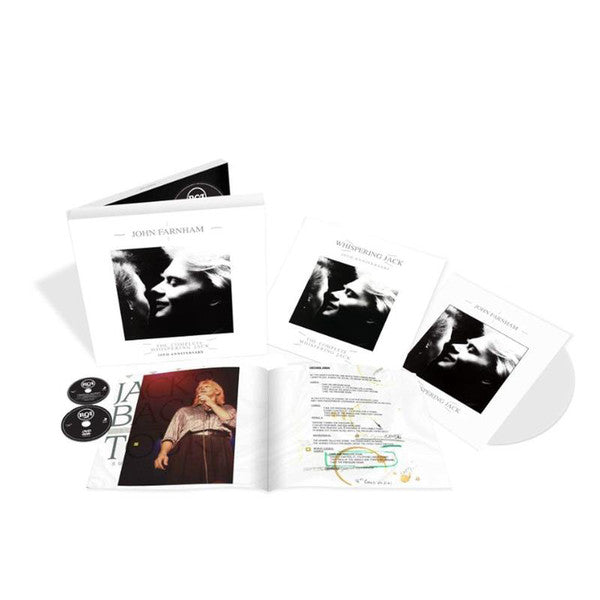 JOHN FARNHAM - THE COMPLETE WHISPERING JACK (30TH ANNIVERSARY) NUMBERED LTD EDN BOX SET VINYL + CD, DVD