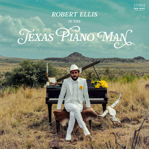 ROBERT ELLIS - IS THE TEXAS PIANO MAN (SKY BLUE COLOURED) VINYL