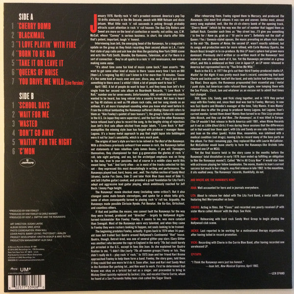 RUNAWAYS - BEST OF VINYL