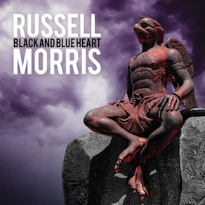 RUSSELL MORRIS - BLACK AND BLUE HEART VINYL