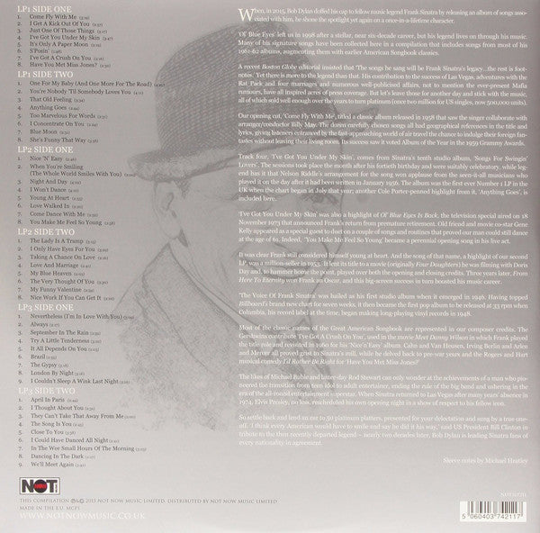 FRANK SINATRA - THE PLATINUM COLLECTION (WHITE COLOURED 3LP) VINYL