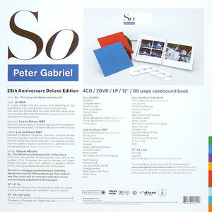 PETER GABRIEL - SO (LP/12"/4CD/2DVD) VINYL BOX SET
