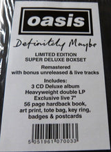 Load image into Gallery viewer, OASIS - DEFINITELY MAYBE (2LP/3CD) VINYL BOX SET
