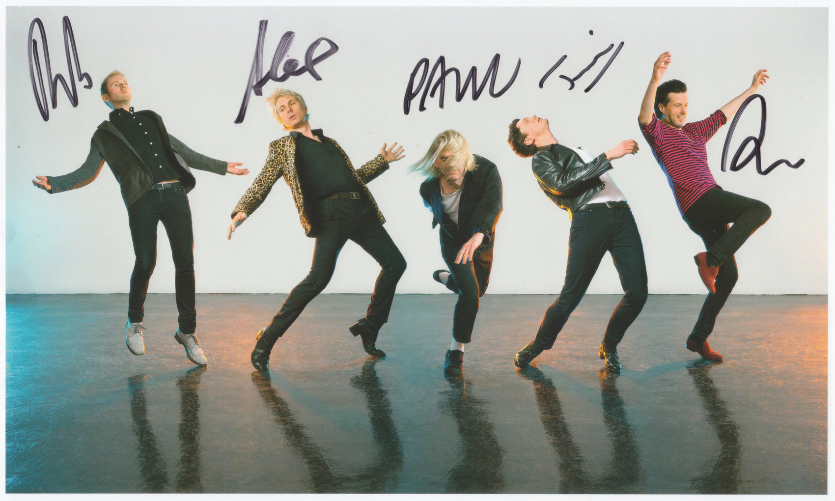 FRANZ FERDINAND - ALWAYS ASCENDING (BLUE AND WHITE COLOURED) VINYL + SIGNED PHOTO