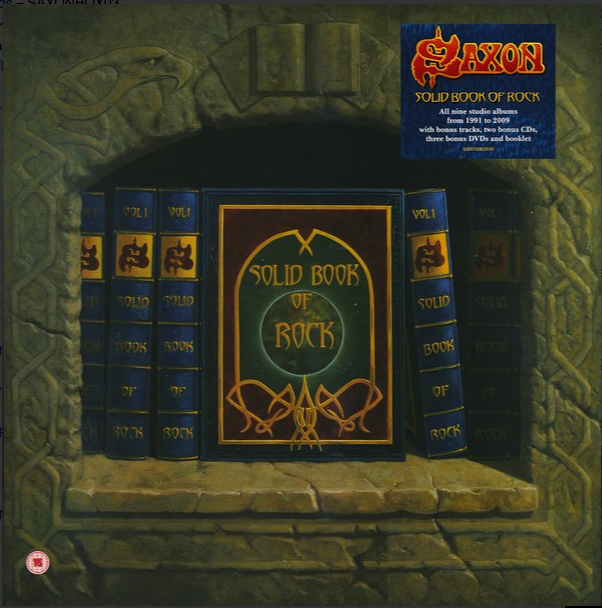 SAXON - SOLID BOOK OF ROCK (11CD/3DVD) BOX SET – GrevilleRecords
