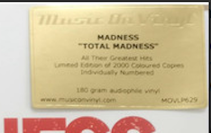 MADNESS - TOTAL MADNESS: ALL THE GREATEST HITS & MORE (RED COLOURED 2LP) VINYL