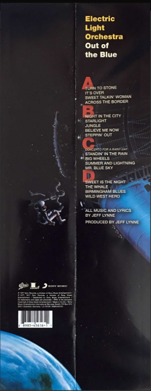 ELECTRIC LIGHT ORCHESTRA - OUT OF THE BLUE (PICTURE DISC 2LP) VINYL