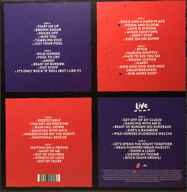 ROLLING STONES - HONK (COLOURED 4LP) VINYL BOX SET
