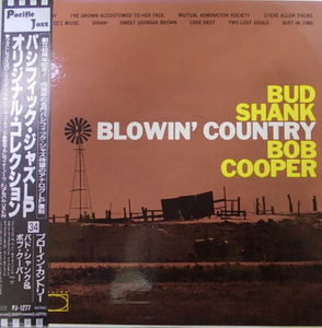 BUD SHANK & BOB COOPER - BLOWIN' COUNTRY (USED VINYL 1992 JAPAN M-/M-)
