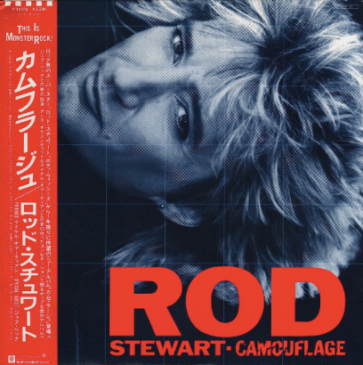 ROD STEWART - CAMOUFLAGE (USED VINYL 1984 JAPAN M-/M-)