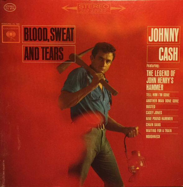 JOHNNY CASH - BLOOD, SWEAT AND TEARS (USED VINYL 1969 US M-/EX+)