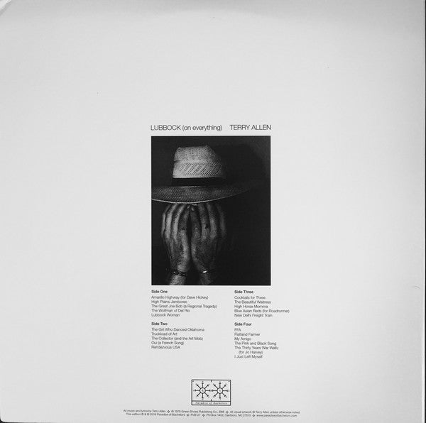 TERRY ALLEN - LUBBOCK (ON EVERYTHING) (2LP) VINYL