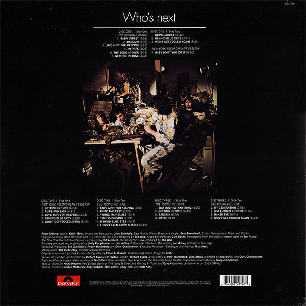 WHO - WHO'S NEXT (3LP) VINYL