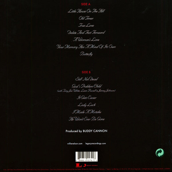 WILLIE NELSON - GOD'S PROBLEM CHILD VINYL