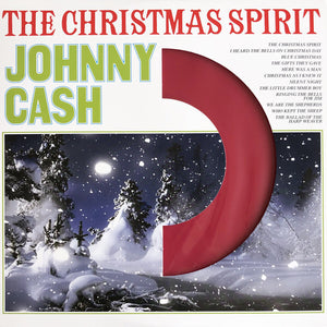 JOHNNY CASH - THE CHRISTMAS SPIRIT (RED COLOURED) VINYL