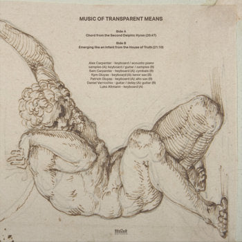 ALEX CARPENTER - MUSIC OF TRANSPARENT MEANS VINYL
