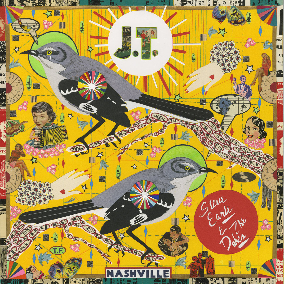 STEVE EARLE & THE DUKES - J.T. (GREEN COLOURED) VINYL
