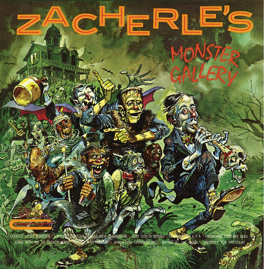 JOHN ZACHERLE - ZACHERLE'S MONSTER GALLERY (GREEN COLOURED) VINYL