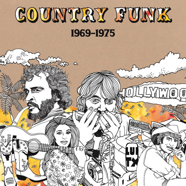 VARIOUS ARTISTS - COUNTRY FUNK 1969-1975 (COLOURED) (2LP) VINYL
