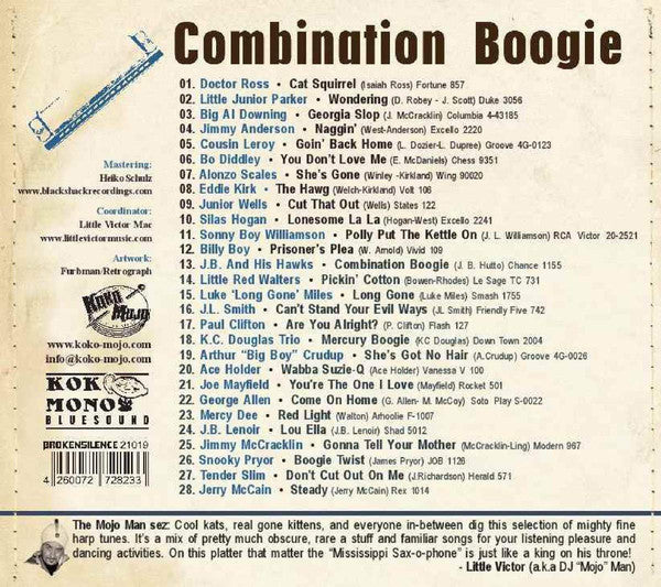 VARIOUS - COMBINATION BOOGIE ARE YOU MISSING ANY NOTES? CD
