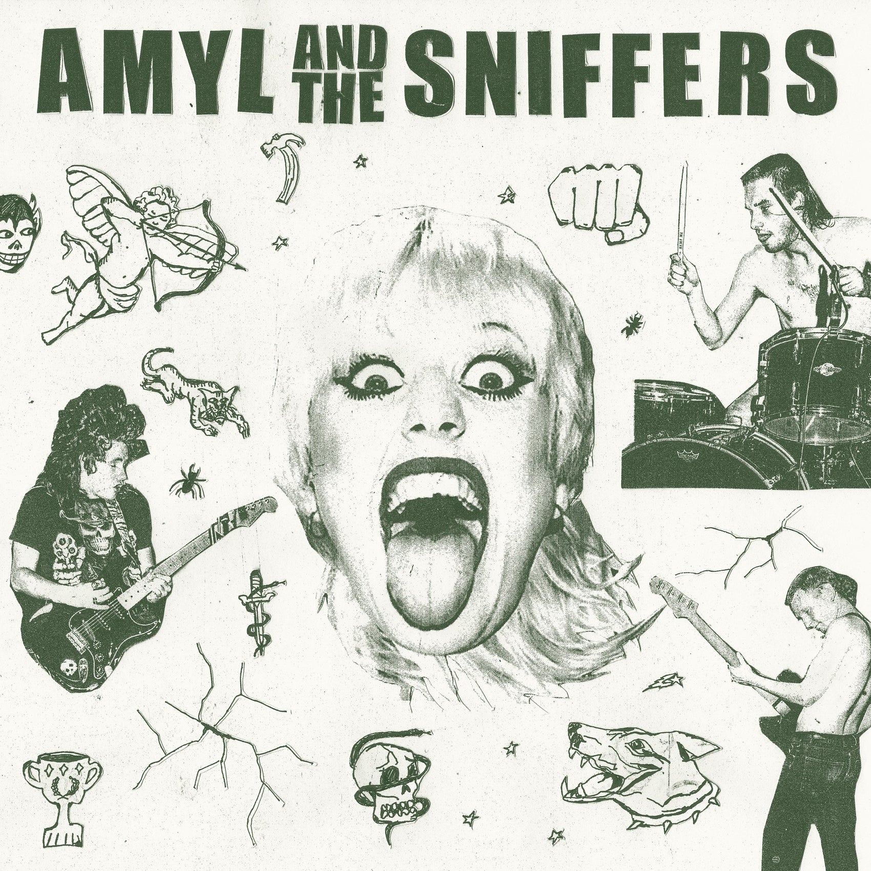 AMYL & THE SNIFFERS - AMYL & THE SNIFFERS (CHROME COLOURED) (USED VINYL 2020 US M-/M-)