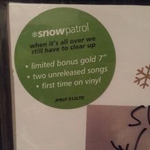 Load image into Gallery viewer, SNOW PATROL ‎- WHEN IT&#39;S ALL OVER WE STILL HAVE TO CLEAR UP (SIGNED! LP+7&quot;) VINYL
