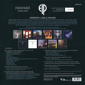 EMERSON, LAKE & PALMER - FANFARE 1970-1997 (3LP/18CD/2X7") BOX SET