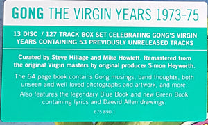 GONG - LOVE FROM PLANET GONG (THE VIRGIN YEARS 1973 - 1975) CD BOX SET