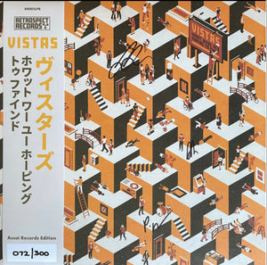 VISTAS – WHAT WERE YOU HOPING TO FIND? (SIGNED LTD ED 102/300 LP) VINYL
