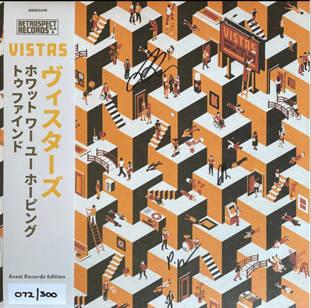 VISTAS – WHAT WERE YOU HOPING TO FIND? (SIGNED LTD ED 102/300 LP) VINYL