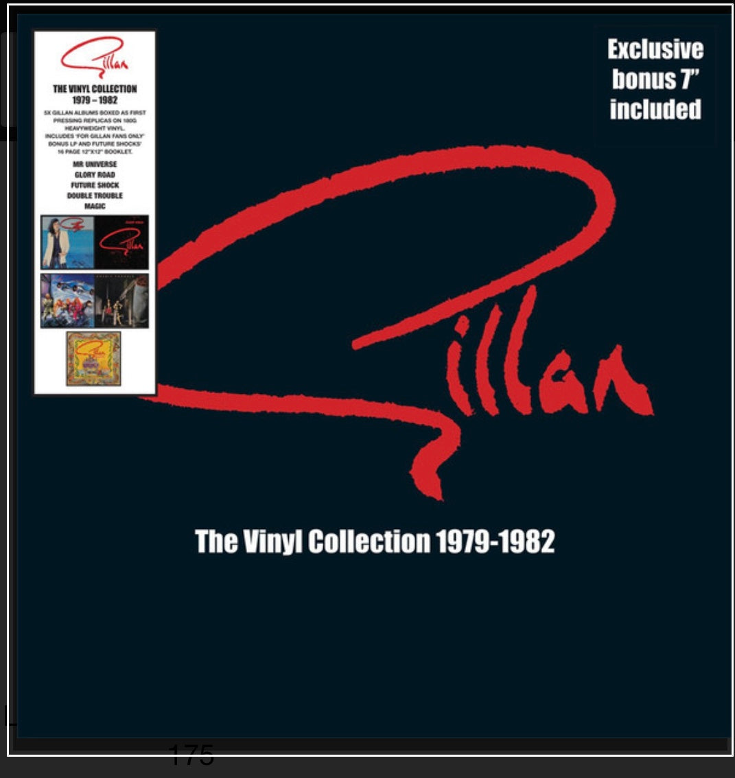 GILLAN - THE VINYL COLLECTION 1979-1982 (7 x LP + BONUS 7")  VINYL