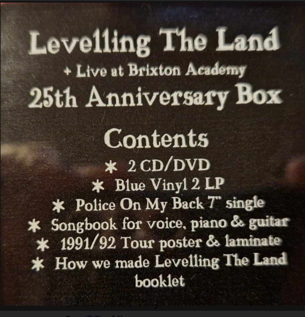 THE LEVELLERS - LEVELLING THE LAND (25TH ANNIVERSARY EDITION BOX ) CD + VINYL