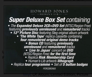 HOWARD JONES – HUMAN'S LIB (SUPER DELUXE EDITION) BOX SET