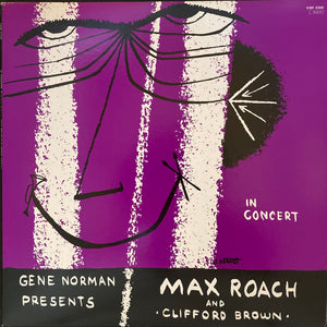 CLIFFORD BROWN & MAX ROACH - IN CONCERT (USED VINYL 1984 JAPAN M-/M-)