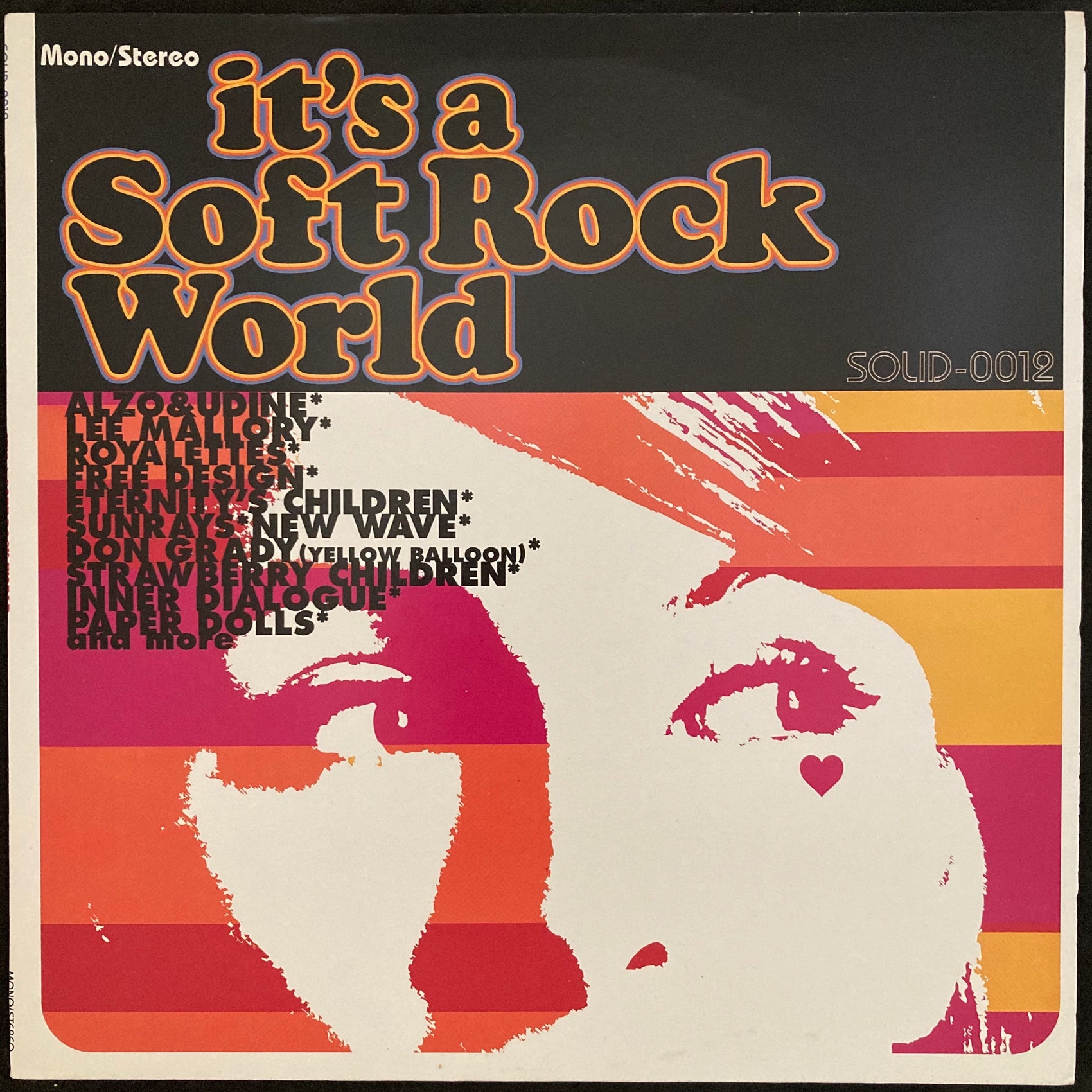 VARIOUS ARTISTS - IT'S A SOFT ROCK WORLD (USED VINYL 1996 JAPAN M-/M-)