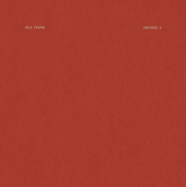 NILS FRAHM - ENCORES 3 VINYL