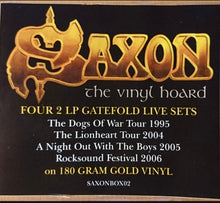 Load image into Gallery viewer, SAXON – THE VINYL HOARD (4 x DOUBLE LP LIVE SET) VINYL
