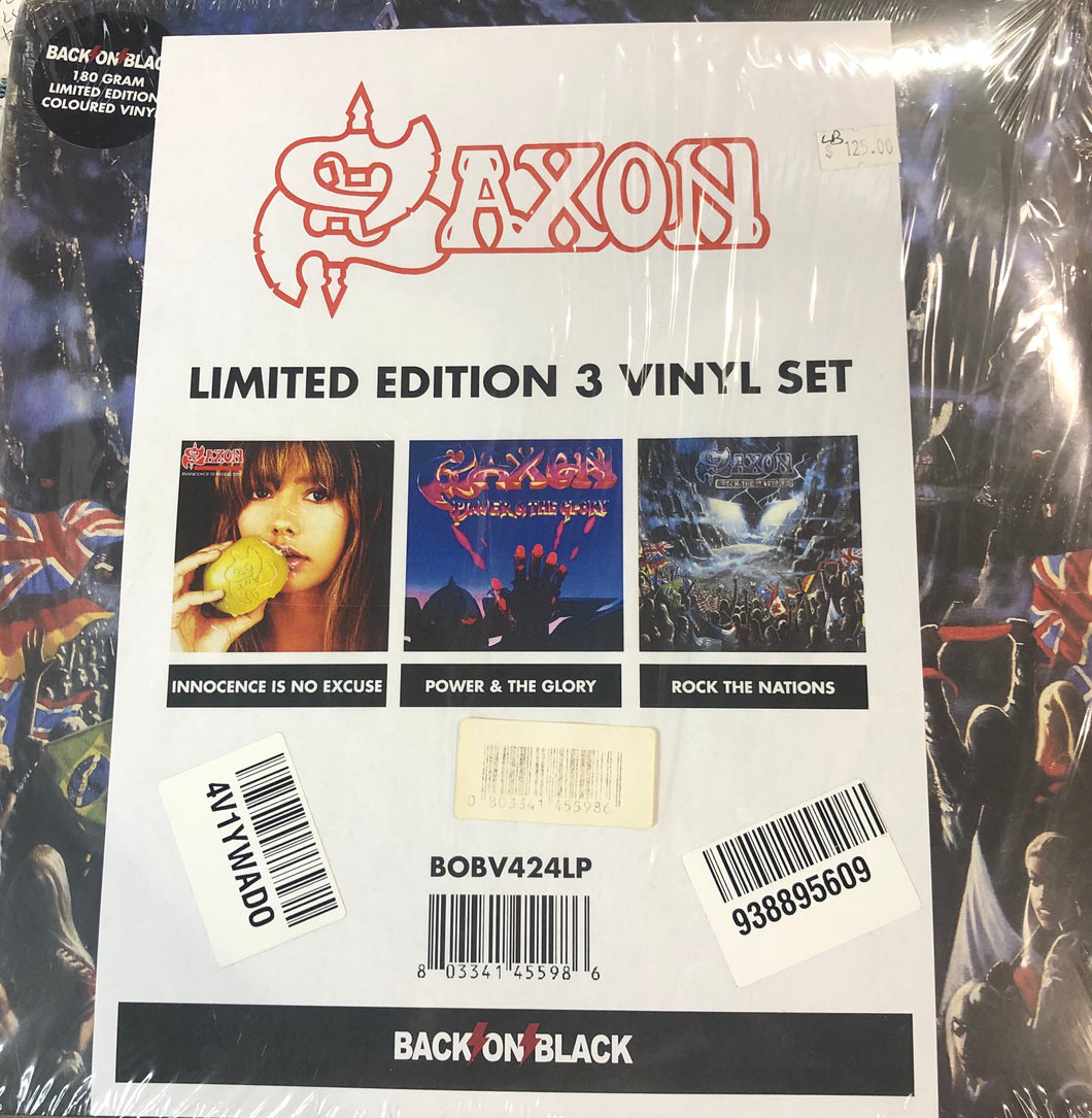 SAXON  - LIMITED EDITION 3 VINYL SET) VINYL