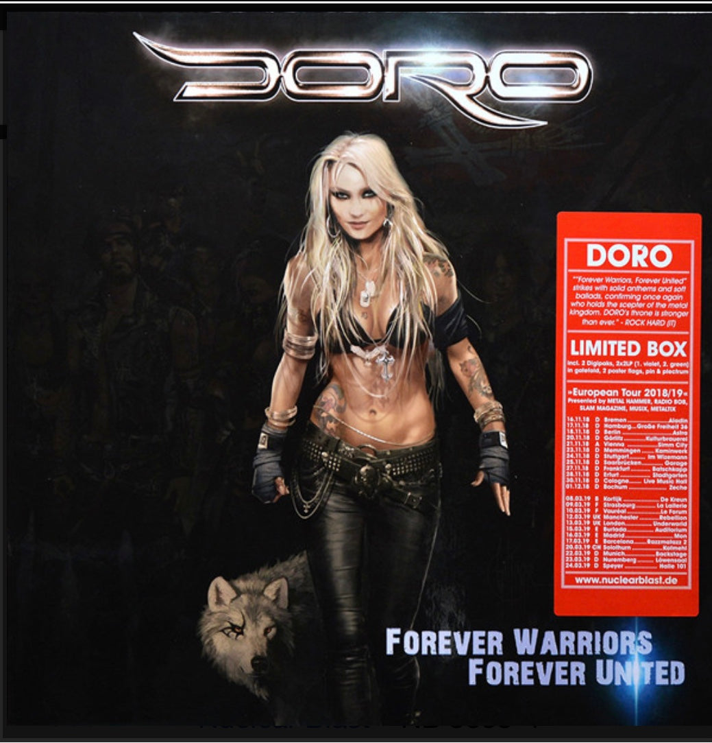 DORO - FOREVER WARRIORS FOREVER UNITED (2 x LP 2 x CD) BOX SET